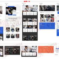 Design 01t — Order a website for a car wash. Modern car wash website design