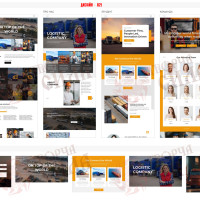 Design 02t — Order a website for a logistics company. Website development for freight transportation and transport logistics