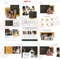 Design 03e — Order a website for a training center. Professional website design for education.