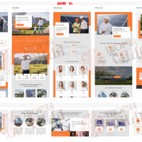 Design 01s — Order a website for a solar panel installation company. Modern solar energy website design