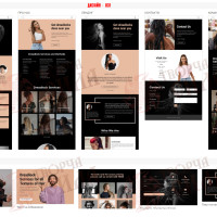 Design 03f — Order a website for a nail studio. Website design for a manicure and pedicure salon
