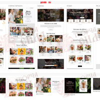 Design 05f — Order a website for a women's beauty salon. Elegant beauty salon website design