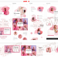 Design 10f — Create a nail salon website. Website design for a manicure studio