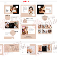 Design 13f — Order a website for a manicure studio. Turnkey website design for a nail studio