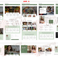 Design 01r — Order a restaurant website. Modern restaurant website design