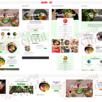 Design 08r — Order a coffee shop website. Cafe and coffee shop website design