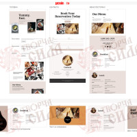 Design 11r — Create a fast-food restaurant website. Food service establishment website design