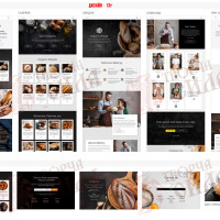 Design 12r — Order a family restaurant website. Cozy restaurant website design