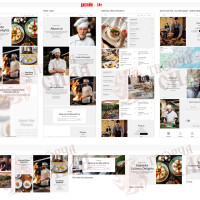 Design 14r — Order a restaurant website. Stylish restaurant business website design