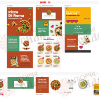 Design 15r — Order a pizzeria website. Modern turnkey pizzeria website design