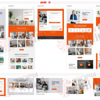 Design 01i — Order a website for an interior designer. Modern website design for an interior design studio