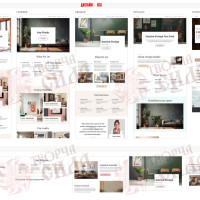 Design 03i — Order a website for an interior design studio. Elegant website design for an interior designer
