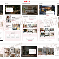 Design 04i — Create a website for an interior design company. Modern website design for an interior design studio