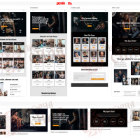 Design 03p — Order a website for a sports section. Sports club website design
