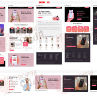 Design 03c — Order a mobile developer website. Modern website design for app development
