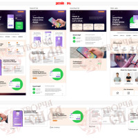 Design 04c — Create an IT developer website. Turnkey website design for mobile development