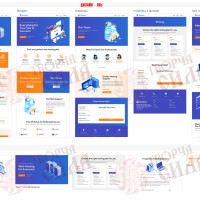 Design 06c — Create a hosting company website. Professional website design for a hosting provider
