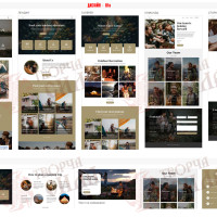 Design 01u — Order a website for a travel agency. Modern travel agency website design