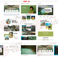 Design 06u — Create a leisure and vacation website. Modern travel agency website design